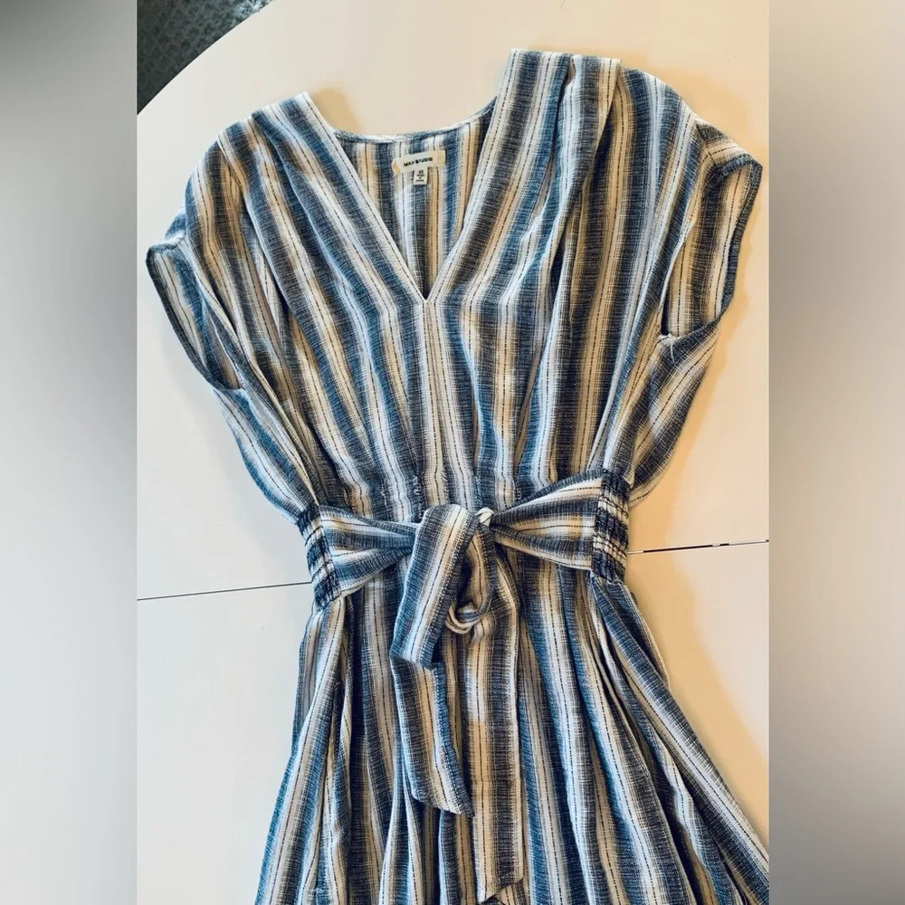 Max Studio Hi-Low Linen Dress - Picture 3 of 12